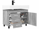 Bathroom Vanity Unit Grey Sonoma 60 x 35 x 60 cm 889381