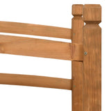 Garden Bridge 140x60x60 cm Solid Firwood 313890