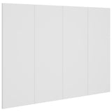 811025 Bed Headboard White 120x1,5x80 cm Engineered Wood