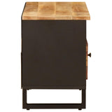 TV Cabinet with Drawer Brown 80 x 33 x 46 cm Solid Mango Wood 4018313