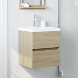Sink Cabinet Sonoma Oak 41x38.5x45 cm Engineered Wood 856236