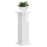 Plant Stand 2 pcs High Gloss White 30.5 x 30 x 80.5 cm 899771