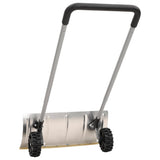 Snow Shovel with Extendable Handle Silver 61 cm Blade Steel 364819
