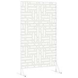 Privacy Screen White 100 x 50 x 180 cm Steel 868550