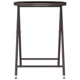 Garden Bistro Set Brown Poly rattan Medium Removable Covers 3095927