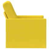 Armchair Light Yellow 70 x 81 x 82 cm Fabric 42041016