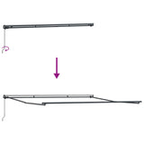 Retractable Awning Multicolour 450 x 350 cm 3331109