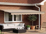 Manual Retractable Awning with LEDs 3.5 x 2 m 3419392