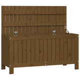 Garden Storage Box Honey Brown 108x42.5x54 cm Solid Wood Pine 823832