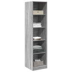 Wardrobe Grey Sonoma 50x50x200 cm Engineered Wood 3307716