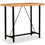 Bar Table Solid Acacia Wood 120x60x107 cm 245436