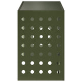 Air Conditioner Cover Olive Green 90 x 40 x 60 cm Steel 8014125