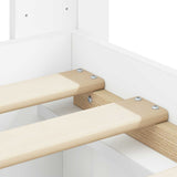 Bed Frame with Storage and Headboard White 90 x 200 cm 3414413