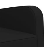 Armchair Shiny Black Faux Leather 42043435