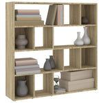 ZNTS Book Cabinet/Room Divider Sonoma Oak 105x24x102 cm 823248