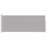 Retractable Side Awning 120 x 300 cm Grey 45363