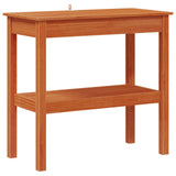 Console Table Wax Brown 80 x 40 x 75 cm Solid Pine Wood 858220