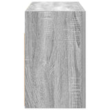 Bathroom Wall Cabinet Grey Sonoma 60x25x40 cm Engineered Wood 860072