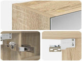 Bathroom Mirror Cabinet Sonoma Oak 100 x 14.5 x 70 cm 889129