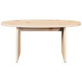 Coffee Table Brown 80 x 40 x 35 cm Solid Pine Wood 873532
