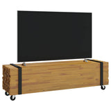 TV Stand Brown 110 x 30 x 30 cm Solid Teak Wood 4009312