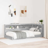Storage Headboard with Shelf Grey Sonoma 100 cm Engineered Wood 3335466