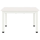 Coffee Table White 60 x 50 x 36 cm Solid Pine Wood 892762
