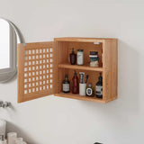 Wall Cabinet 42x18x42 cm Solid Wood Walnut 350367