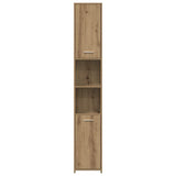 Bathroom Cabinet Artisan Oak 30x30x183.5 cm Engineered Wood 859394