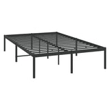 Metal Bed Frame without Mattress Black 120x190cm 350843