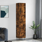 Highboard Smoked Oak 34.5x34x180 cm Engineered Wood 3199142