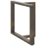Dining Table Legs T-Shaped 2 pcs Black 90x35x cm Steel 4013067