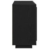 Sideboard Black Oak 80 x 40 x 75 cm Engineered Wood 862749