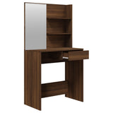 Dressing Table Set Brown Oak 74.5x40x141 cm 3114146