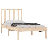 Bed Frame without Mattress Solid Wood Pine 90x190 cm Single Single 3105036