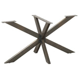 Dining Table Leg Spider Shape Black 150x78x cm Steel 4013119