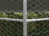 Dog Kennel 2 pcs Silver 4 x 2 x 2 m Galvanised steel 3368325