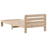 Bed Frame without Mattress 90x200 cm Solid Wood Pine 855540