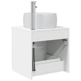 Wall-Mounted Sink Vanity White 49.5 x 44.5 x 66 cm 890310