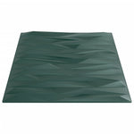 ZNTS Wall Panels 48 pcs Green 50x50 cm XPS 12 m² Stone 4100085
