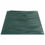 ZNTS Wall Panels 48 pcs Green 50x50 cm XPS 12 m² Stone 4100085
