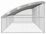 Chicken Cage 4 pcs Silver 800 x 200 x 200 cm Galvanised Steel 3368321