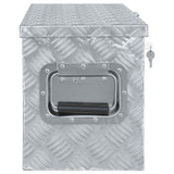 Aluminium Box 80x30x35 cm Silver 142939