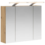 Bathroom Mirror Cabinet Artisian Oak 60 x 14.5 x 50 cm 889086