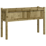 Garden Planter with Legs 110x31x70 cm Impregnated Wood Pine 837572