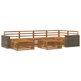 Outdoor Sofa Set 7 pcs Natural 3383607