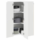 Wall Corner Cabinet LUCCA White 57 x 57 x 100 cm 885165