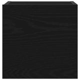 TV Cabinet Set 7 pcs Black Oak Engineered Wood 3332572