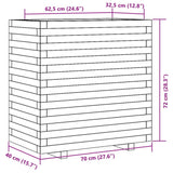 Garden Planter 70x40x72 cm Solid Wood Pine 3282629