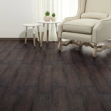 Self-adhesive PVC Flooring Planks 5.21 m 2 mm Dark Brown 330184